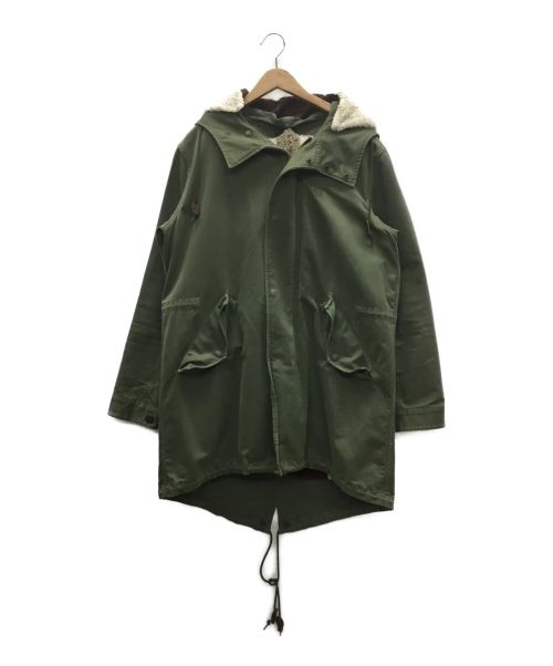 FRED PERRY（フレッドペリー）FRED PERRY (フレッドペリー) ライナー付モッズコート カーキ サイズ:Lの古着・服飾アイテム
