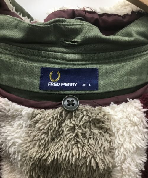 FRED PERRY（フレッドペリー）FRED PERRY (フレッドペリー) ライナー付モッズコート カーキ サイズ:Lの古着・服飾アイテム