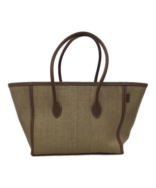 VASIC（ヴァジック）VASIC (ヴァジック) トートバッグ ベージュ×ブラウンの古着・服飾アイテム