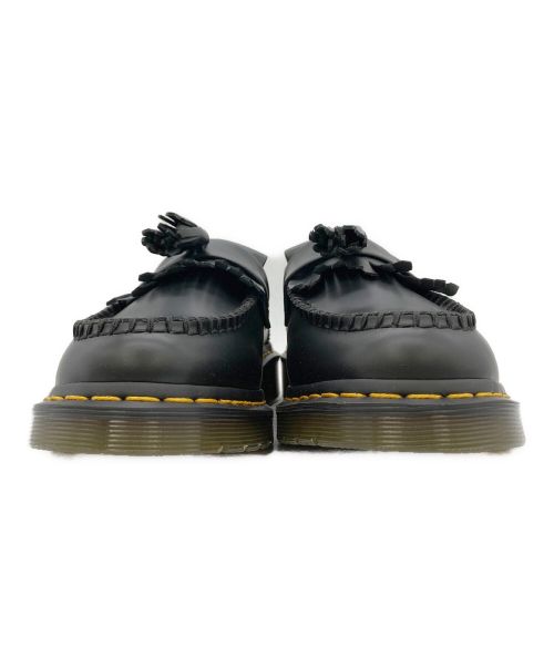 Dr.Martens（ドクターマーチン）Dr.Martens (ドクターマーチン) イエローステッチローファー ブラック サイズ:UK7の古着・服飾アイテム