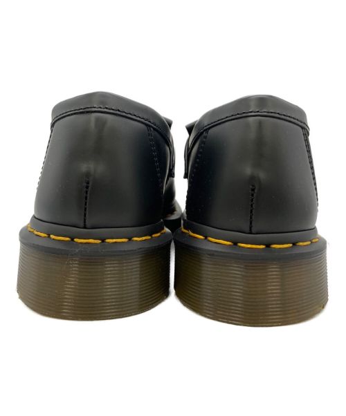 Dr.Martens（ドクターマーチン）Dr.Martens (ドクターマーチン) イエローステッチローファー ブラック サイズ:UK7の古着・服飾アイテム