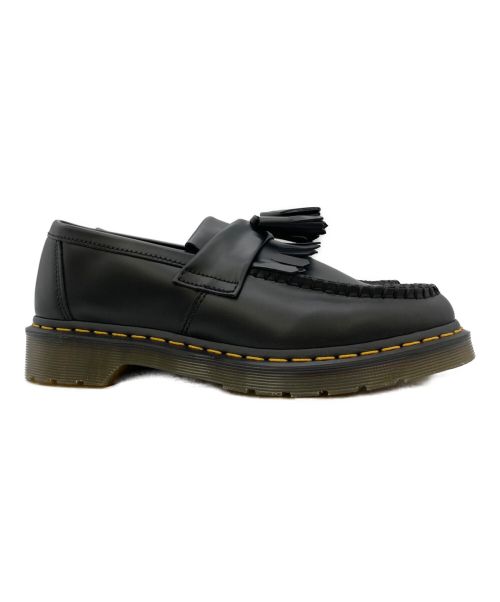 Dr.Martens（ドクターマーチン）Dr.Martens (ドクターマーチン) イエローステッチローファー ブラック サイズ:UK7の古着・服飾アイテム