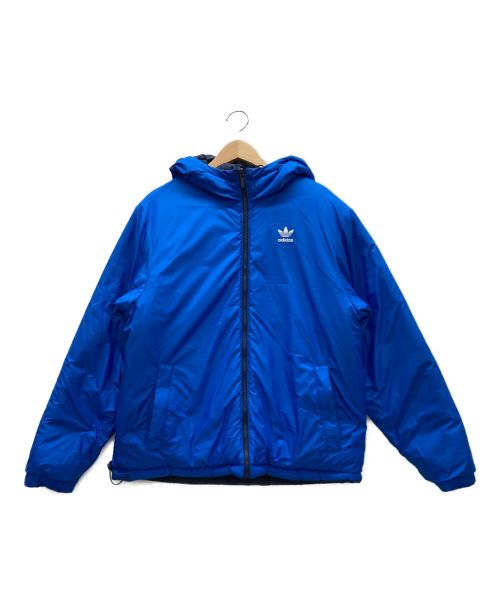 adidas（アディダス）adidas (アディダス) アディカラーリバーシブルジャケット ブルー×ネイビー サイズ:Mの古着・服飾アイテム