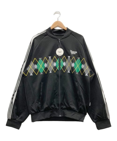 YOUNGER SONG（ヤンガーソング）YOUNGER SONG (ヤンガーソング) トラックジャケット ブラック×ホワイト サイズ:L 未使用品の古着・服飾アイテム