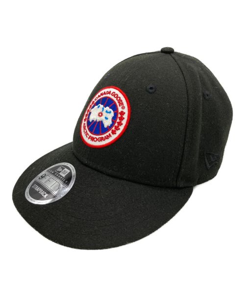 CANADA GOOSE（カナダグース）CANADA GOOSE (カナダグース) New Era (ニューエラ) キャップ ブラックの古着・服飾アイテム