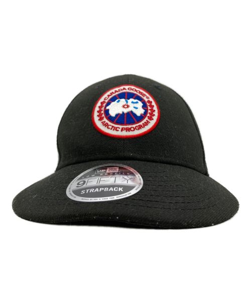 CANADA GOOSE（カナダグース）CANADA GOOSE (カナダグース) New Era (ニューエラ) キャップ ブラックの古着・服飾アイテム