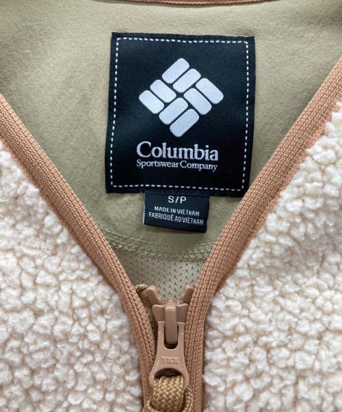 Columbia（コロンビア）Columbia (コロンビア) フリースジャケット アイボリー サイズ:Sの古着・服飾アイテム