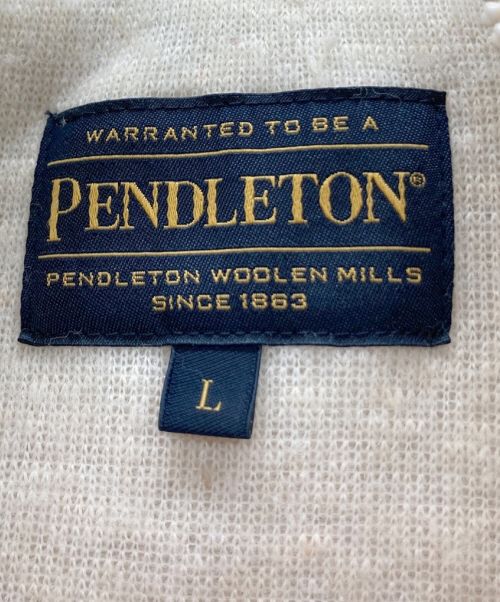 PENDLETON（ペンドルトン）PENDLETON (ペンドルトン) ボアジャケット ホワイト サイズ:Lの古着・服飾アイテム