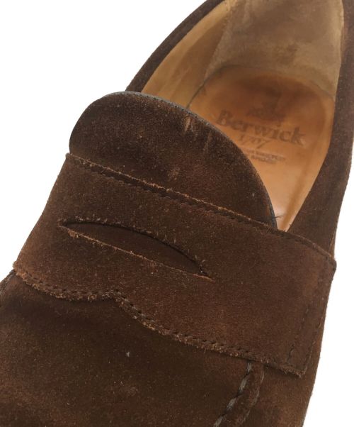 berwick1707（バーウィック）berwick1707 (バーウィック) コインローファー ブラウン サイズ:5の古着・服飾アイテム