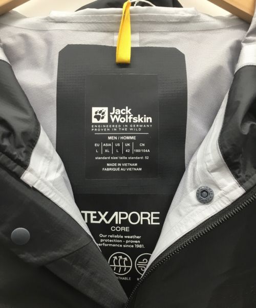 Jack Wolfskin（ジャック ウルフスキン）Jack Wolfskin (ジャック ウルフスキン) JP TRAILHEADZ JKT V2 ブラック サイズ:XL 未使用品の古着・服飾アイテム