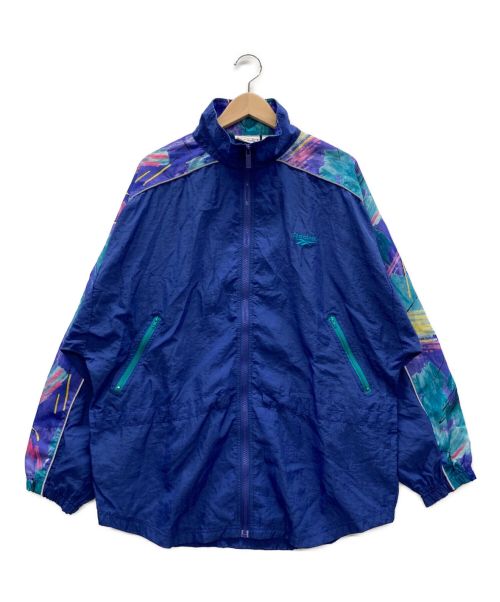 REEBOK（リーボック）REEBOK (リーボック) ナイロンジャケット ブルー サイズ:Mの古着・服飾アイテム