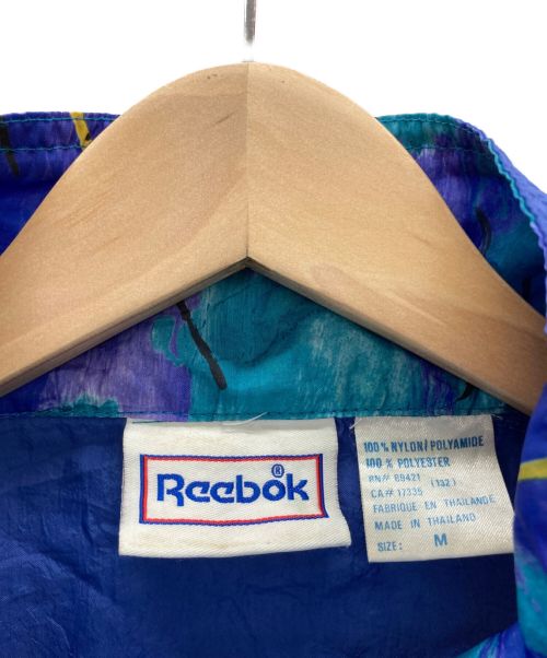 REEBOK（リーボック）REEBOK (リーボック) ナイロンジャケット ブルー サイズ:Mの古着・服飾アイテム