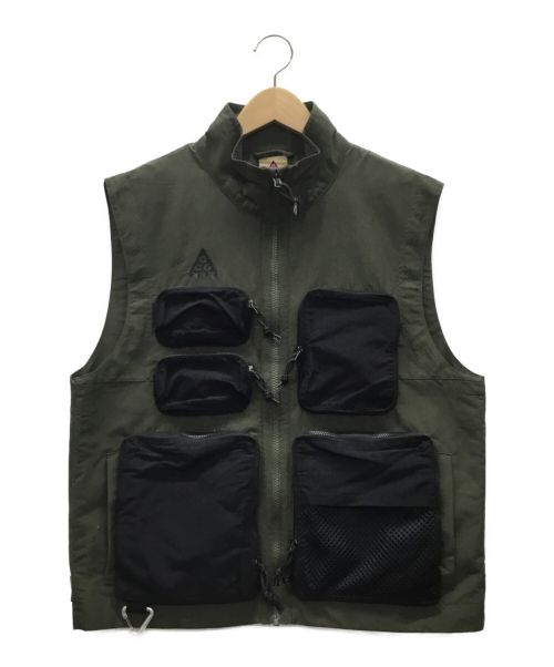 NIKE ACG（ナイキエーシージー）NIKE ACG (ナイキエージーシー) ナイロンベスト カーキ サイズ:Sの古着・服飾アイテム