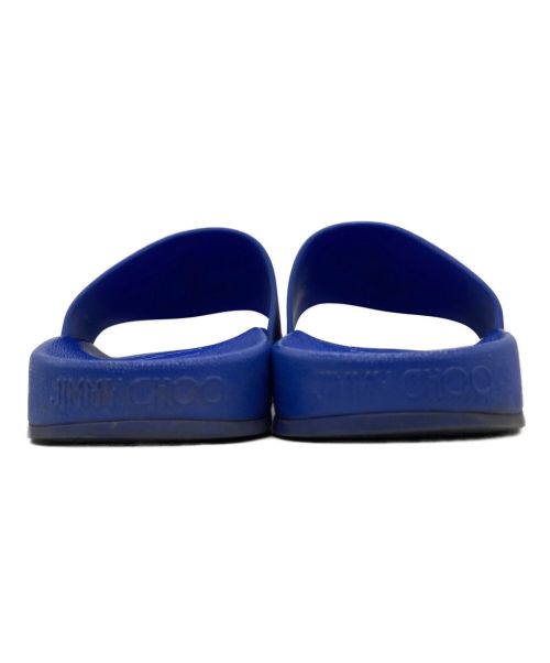 JIMMY CHOO（ジミーチュウ）JIMMY CHOO (ジミーチュウ) ビーチサンダル ブルー サイズ:42の古着・服飾アイテム
