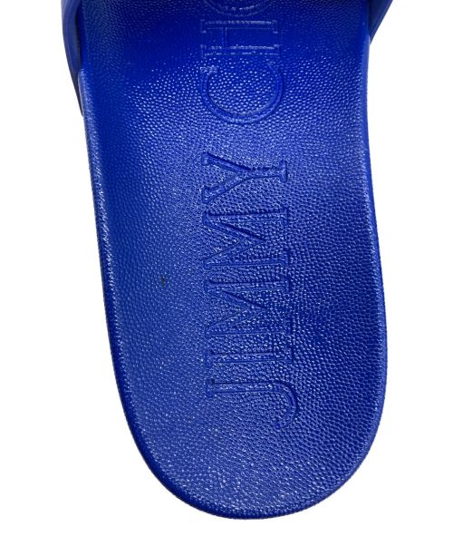 JIMMY CHOO（ジミーチュウ）JIMMY CHOO (ジミーチュウ) ビーチサンダル ブルー サイズ:42の古着・服飾アイテム