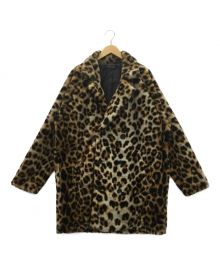 NO ID.（ノーアイディー）の古着「フェイクファーコート」｜ベージュ