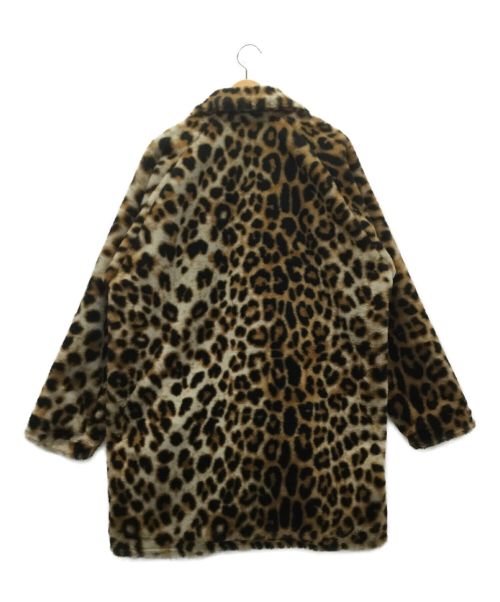 NO ID.（ノーアイディー）NO ID. (ノーアイディー) フェイクファーコート ベージュ サイズ:Freeの古着・服飾アイテム