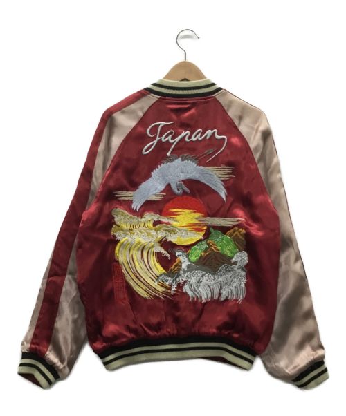 IOLANI（イオラニ）IOLANI (イオラニ) リバーシブルスカジャン レッド×ブルー サイズ:Mの古着・服飾アイテム