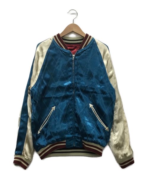 IOLANI（イオラニ）IOLANI (イオラニ) リバーシブルスカジャン レッド×ブルー サイズ:Mの古着・服飾アイテム