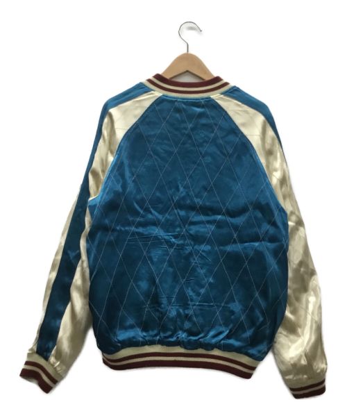 IOLANI（イオラニ）IOLANI (イオラニ) リバーシブルスカジャン レッド×ブルー サイズ:Mの古着・服飾アイテム