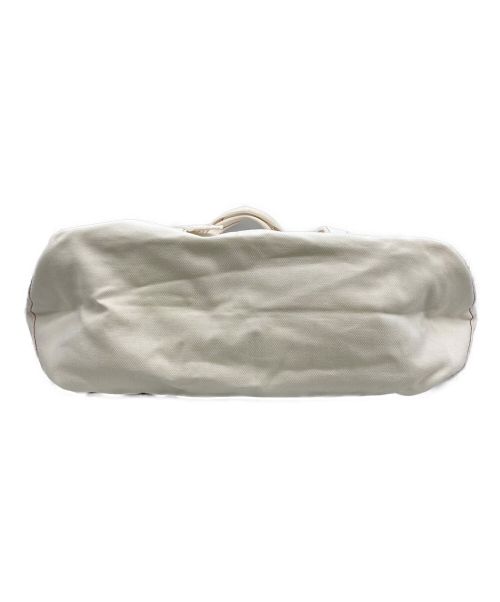 sieste peau（シエスタポー）sieste peau (シエスタポー) キャンバストートバッグ ホワイトの古着・服飾アイテム