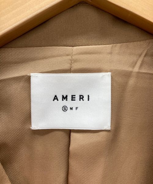Ameri（アメリ）Ameri (アメリ) ライダースディティールコート ベージュ サイズ:Sの古着・服飾アイテム