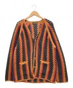 J.S HOMESTEADジャーナルスタンダード ホームステッド）の古着「カーディガン」｜オレンジ×ブラック