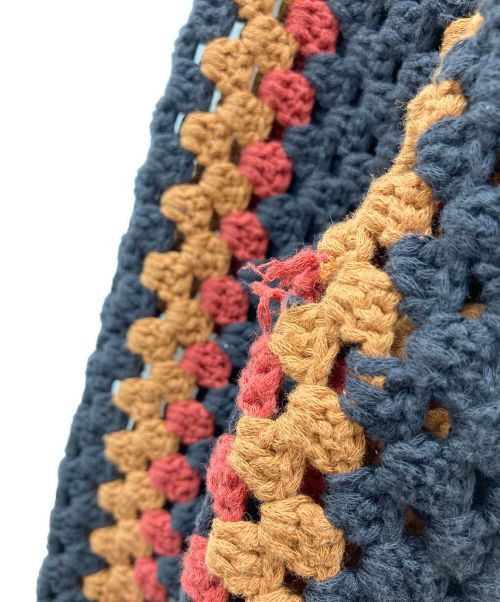 J.S HOMESTEAD（ジャーナルスタンダード ホームステッド）J.S HOMESTEAD (ジャーナルスタンダード ホームステッド) カーディガン オレンジ×ブラック サイズ:Lの古着・服飾アイテム