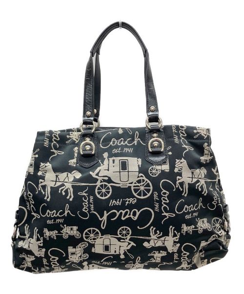 COACH（コーチ）COACH (コーチ) 2WAYショルダーバッグ ブラックの古着・服飾アイテム