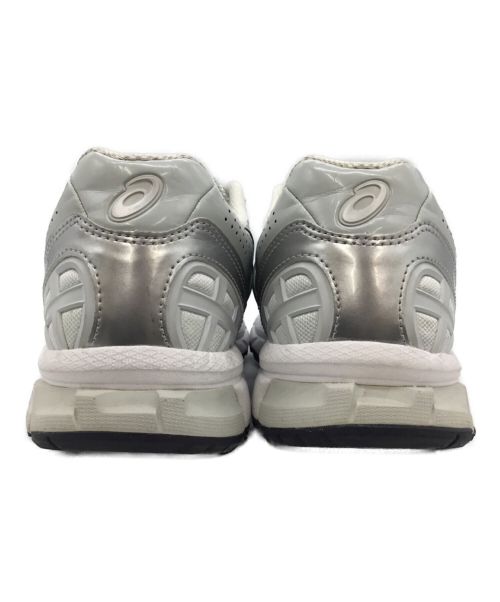 asics（アシックス）asics (アシックス) Matin Kim (マーティン・キム) ランニングシューズ シルバー×グリーン サイズ:26.5の古着・服飾アイテム