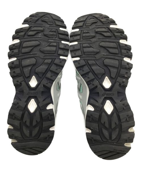 asics（アシックス）asics (アシックス) Matin Kim (マーティン・キム) ランニングシューズ シルバー×グリーン サイズ:26.5の古着・服飾アイテム