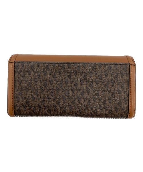 MICHAEL KORS（マイケルコース）MICHAEL KORS (マイケルコース) 長財布 ブラウンの古着・服飾アイテム