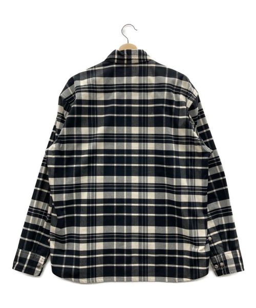THE NORTH FACE（ザ ノース フェイス）THE NORTH FACE (ザ ノース フェイス) ネルシャツ ブラック×ホワイト サイズ:Lの古着・服飾アイテム