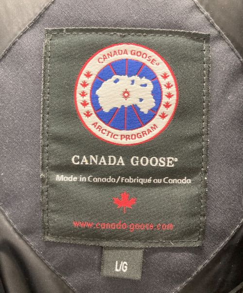 CANADA GOOSE（カナダグース）CANADA GOOSE (カナダグース) ダウンジャケット ネイビー サイズ:Lの古着・服飾アイテム