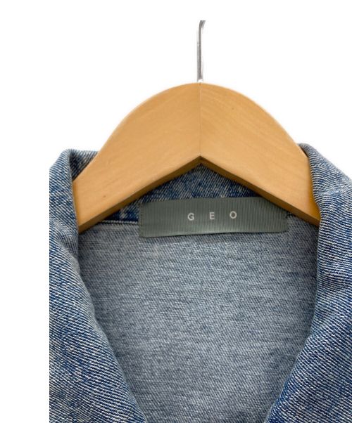 GEO（ジオ）GEO (ジオ) デニムジャケット スカイブルー サイズ:Lの古着・服飾アイテム