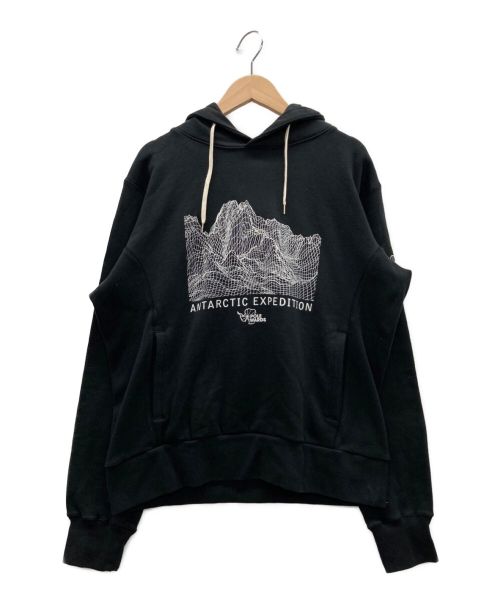 POLEWARDS（ポールワーズ）POLEWARDS (ポールワーズ) パーカー ブラック サイズ:Lの古着・服飾アイテム