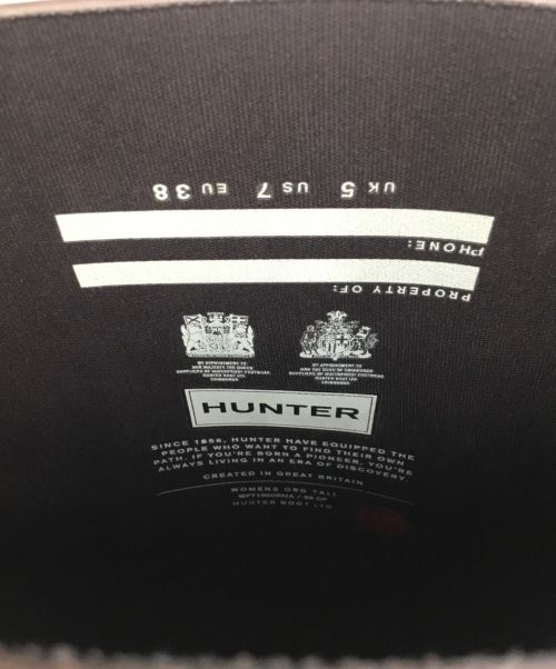 HUNTER（ハンター）HUNTER (ハンター) レインブーツ ブラウン サイズ:EU38の古着・服飾アイテム