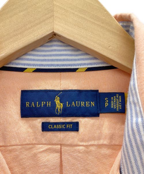 POLO RALPH LAUREN（ポロ・ラルフローレン）POLO RALPH LAUREN (ポロ・ラルフローレン) ボタンダウンシャツ オレンジ サイズ:Sの古着・服飾アイテム