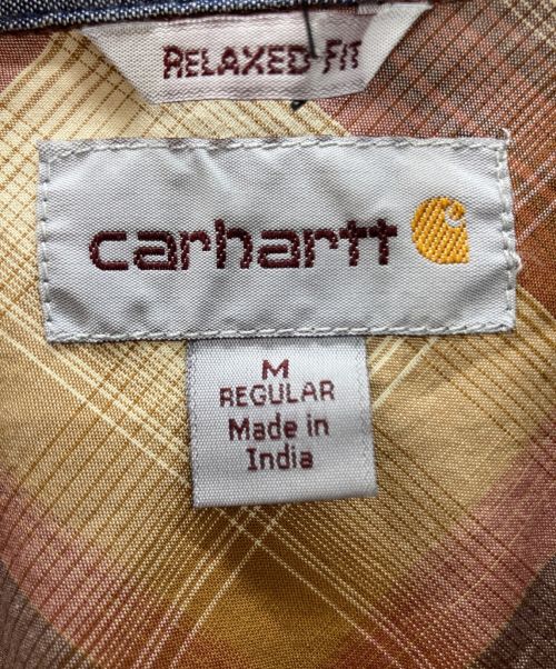 CarHartt（カーハート）CarHartt (カーハート) チェックシャツ ブラウン サイズ:M 未使用品の古着・服飾アイテム