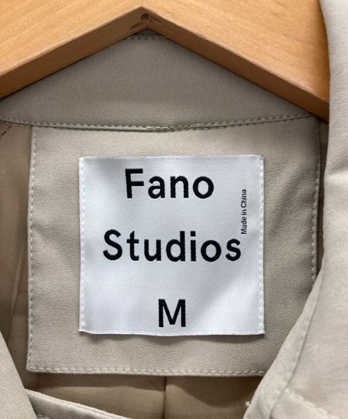 Fano Studios（ファノ ストゥディオズ）Fano Studios (ファノストゥディオズ) トレンチコート ベージュ サイズ:Mの古着・服飾アイテム