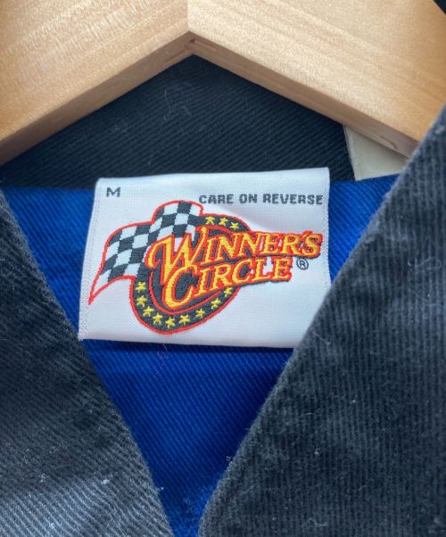 winner's circle（ウィナーズ・サークル）winner's circle (ウィナーズ・サークル) レーシングジャケット ブルー×レッド サイズ:Mの古着・服飾アイテム