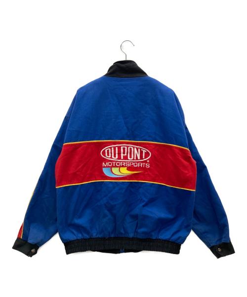 winner's circle（ウィナーズ・サークル）winner's circle (ウィナーズ・サークル) レーシングジャケット ブルー×レッド サイズ:Mの古着・服飾アイテム