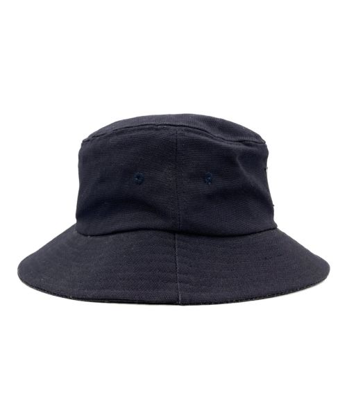 stussy（ステューシー）stussy (ステューシー) CarHartt (カーハート) バケットハット ネイビーの古着・服飾アイテム