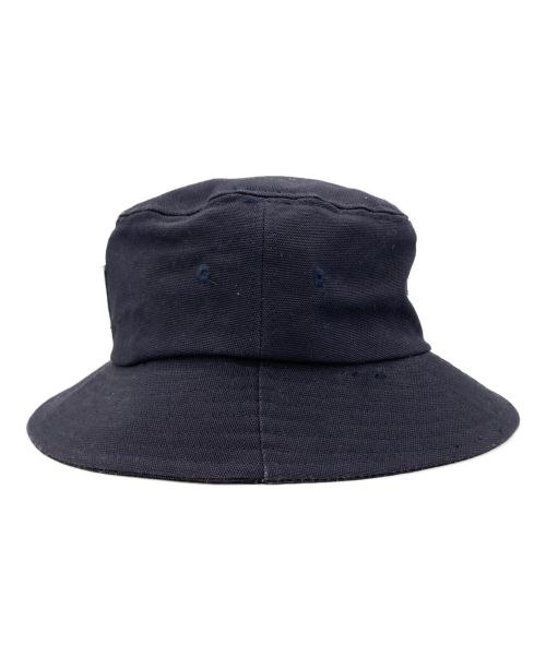 stussy（ステューシー）stussy (ステューシー) CarHartt (カーハート) バケットハット ネイビーの古着・服飾アイテム