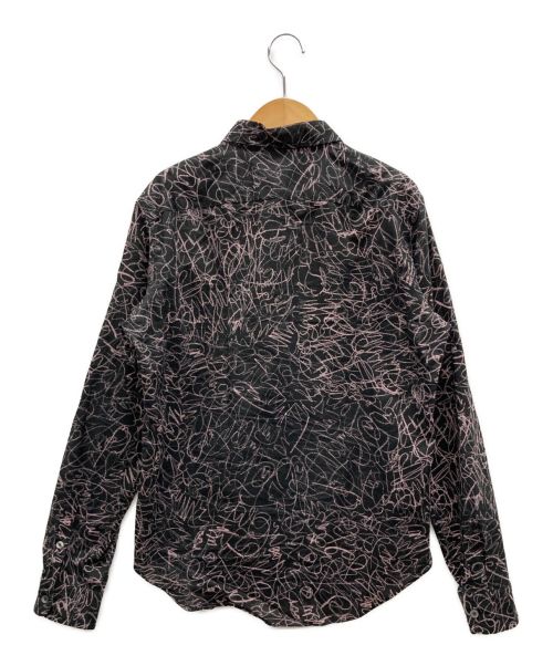 PAUL SMITH（ポールスミス）PAUL SMITH (ポールスミス) 総柄シャツ ブラック サイズ:Lの古着・服飾アイテム