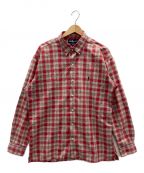 POLO RALPH LAURENポロ・ラルフローレン）の古着「ボタンダウンシャツ」｜レッド×グリーン