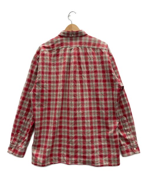 POLO RALPH LAUREN（ポロ・ラルフローレン）POLO RALPH LAUREN (ポロ・ラルフローレン) ボタンダウンシャツ レッド×グリーン サイズ:Lの古着・服飾アイテム