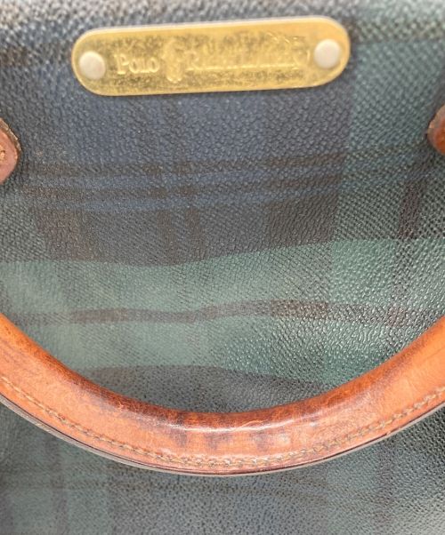 POLO RALPH LAUREN（ポロ・ラルフローレン）POLO RALPH LAUREN (ポロ・ラルフローレン) ボストンバッグ グリーンの古着・服飾アイテム
