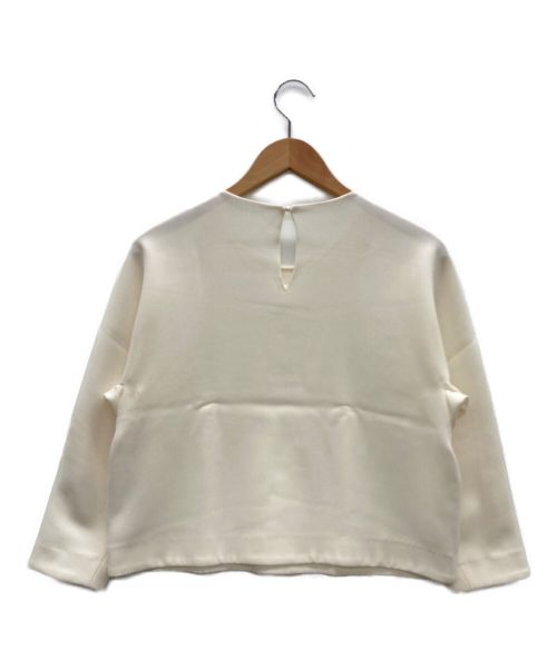 BALLSEY（ボールジィ）BALLSEY (ボールジィ) ブラウス クリームホワイト サイズ:38の古着・服飾アイテム