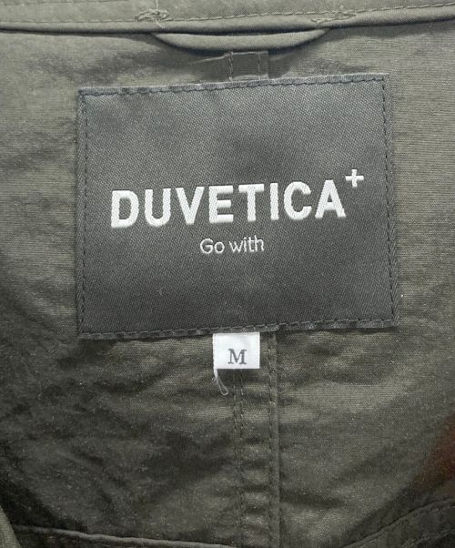 Go with DUVETICA+（ゴ―ウイズデュベティカプラス）Go with DUVETICA+ (ゴ―ウイズデュベティカプラス) ナイロンジャケット オリーブ サイズ:Mの古着・服飾アイテム